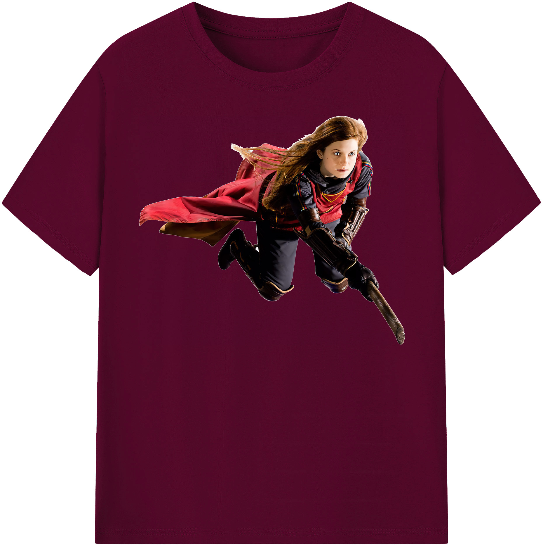 （画像用） Harry Potter ハリー・ポッターシリーズ レディースカジュアルプリントTシャツ（綿100％）